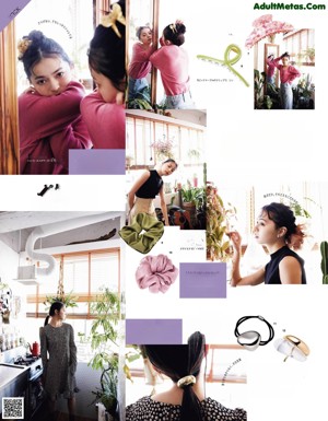 A poster with a bunch of different types of earrings.